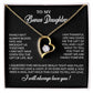 To My Bonus Daughter Necklace, Gift for Bonus Daughter, Step Daughter Birthday 7_11_Black