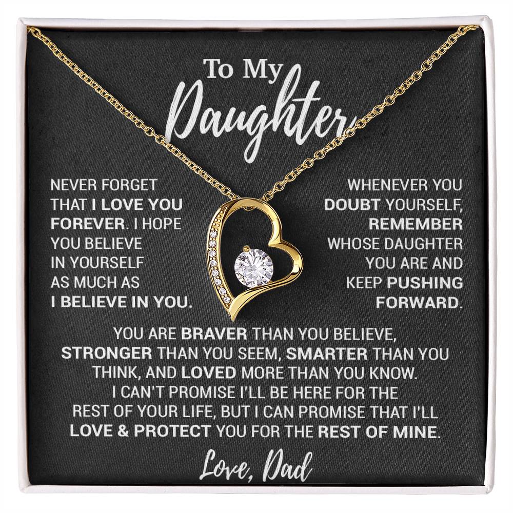 To My Daughter Necklace, Daughter Father Necklace, Daughter Gift From Dad 12_10