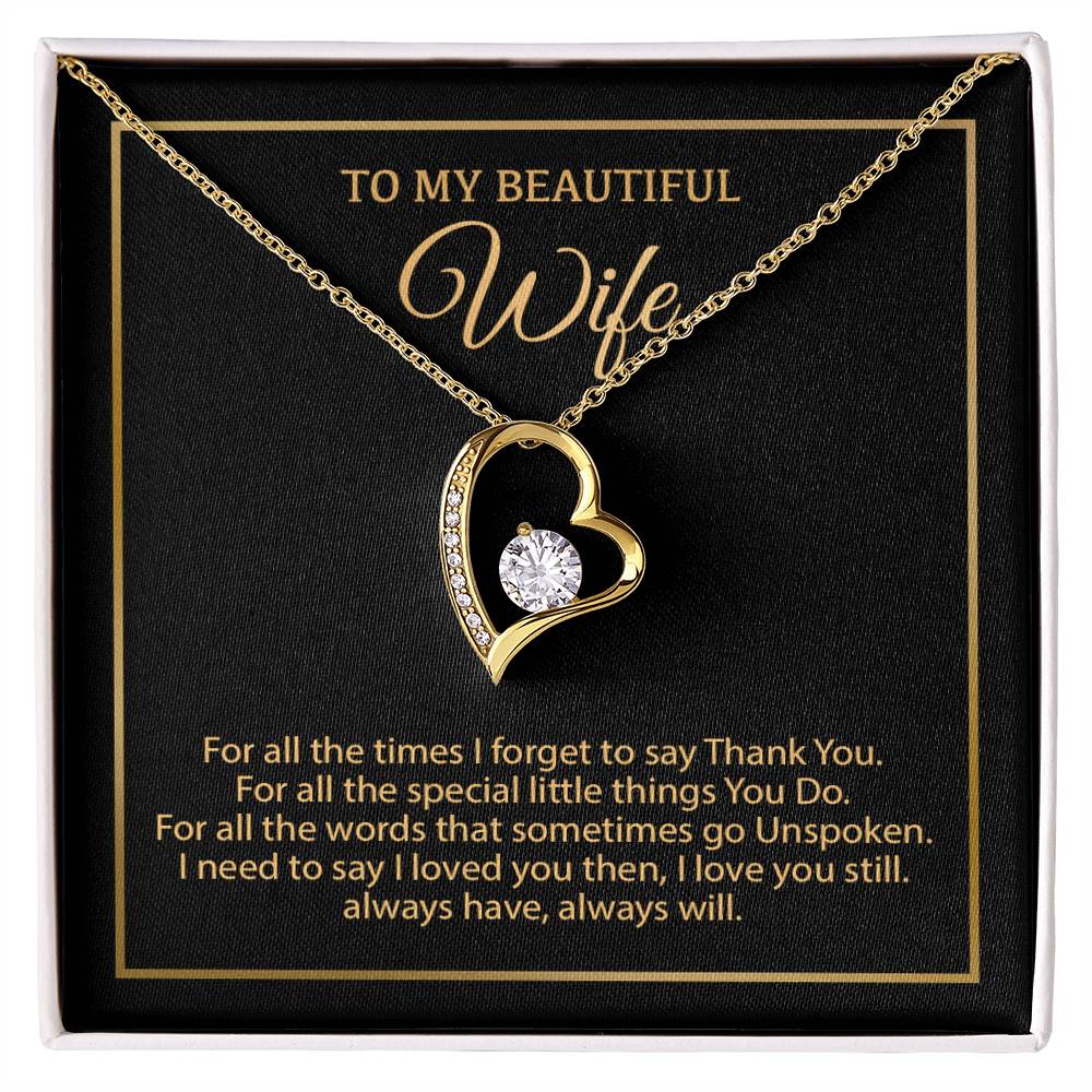 To My Wife Necklace, Christmas Gifts For Women, Anniversary Gift For Wife 20_12