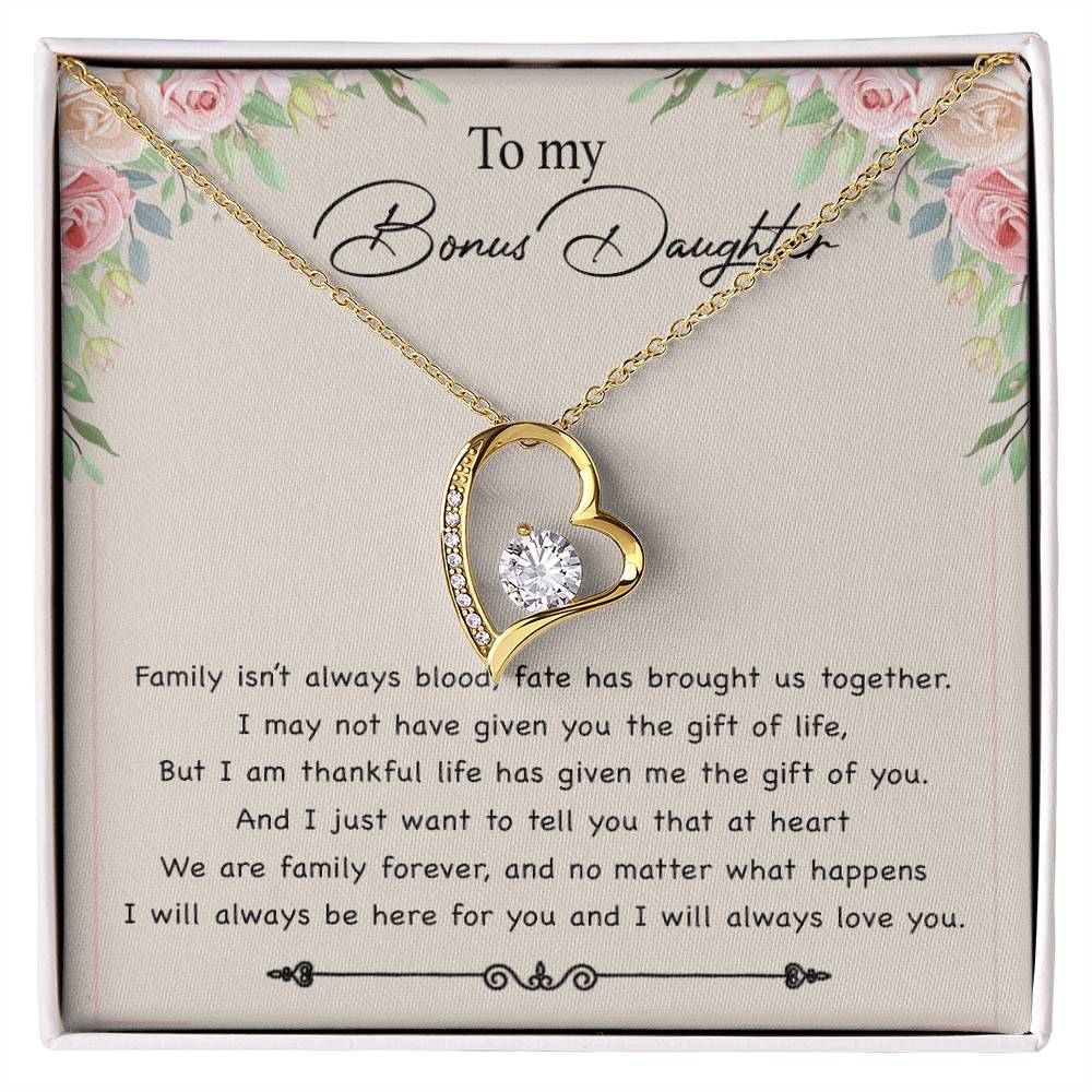 To my Bonus Daughter Necklace, Bonus Daughter, Step Daughter Gift 30_11