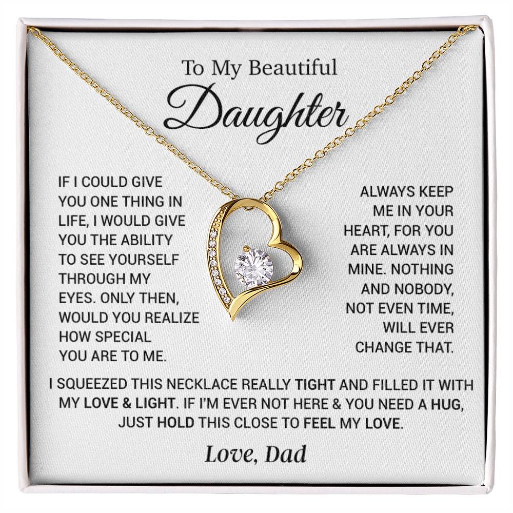 To My Daughter Necklace, Daughter Father Necklace, Daughter Gift From Dad 24_11