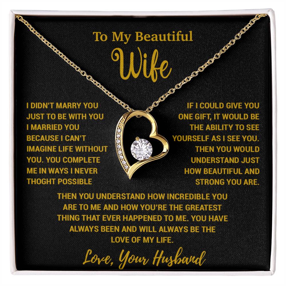 To My Wife Necklace, Vanlentines Gifts For Women, Anniversary Gift For Wife 2_1