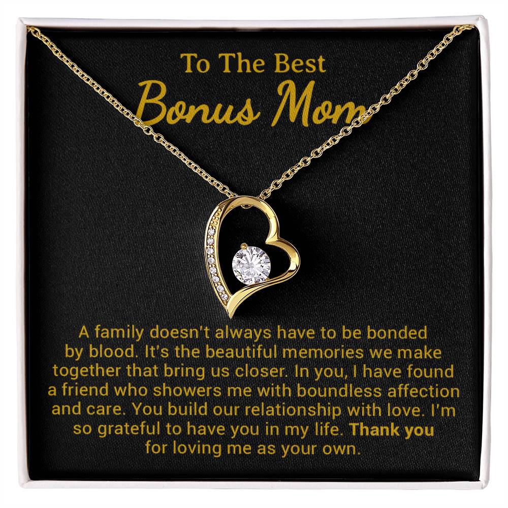 To My Bonus Mom Necklace from Daughter Son, Step Mom Gift, Mother's Day 25_4