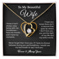 To My Wife Necklace, Gift For Wife, Anniversary Gift For Wife, Necklace For Wife 25_5_Black