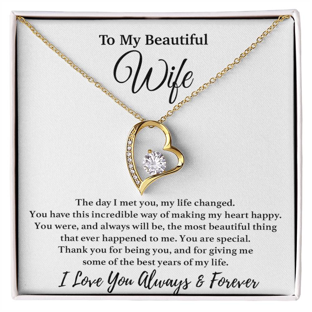 To My Wife Necklace, Gift From Husband, Anniversary Jewelry Gifts Wife 1_10