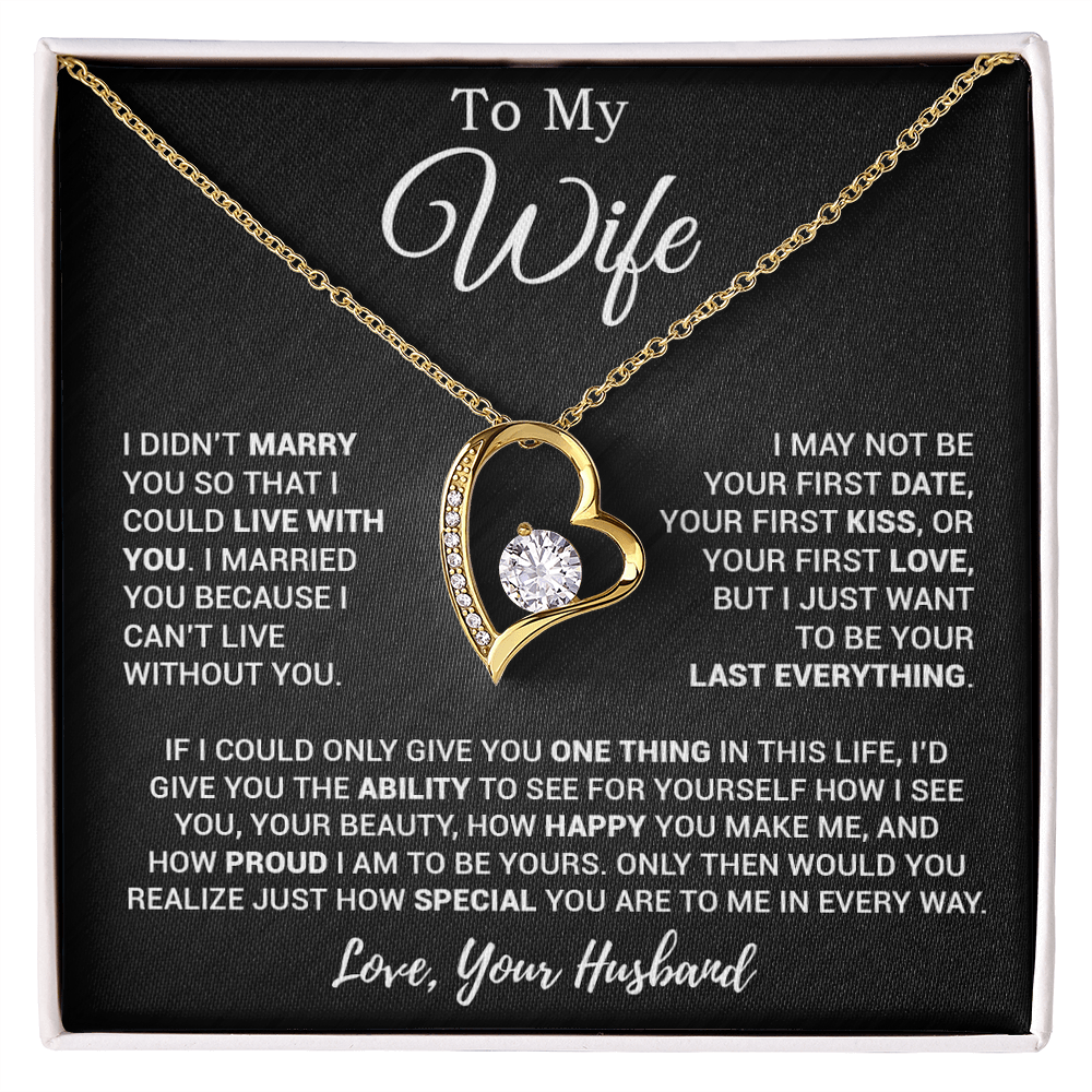 To My Wife Necklace, Gift For Wife, Anniversary Gift For Wife, Necklace For Wife 27_3
