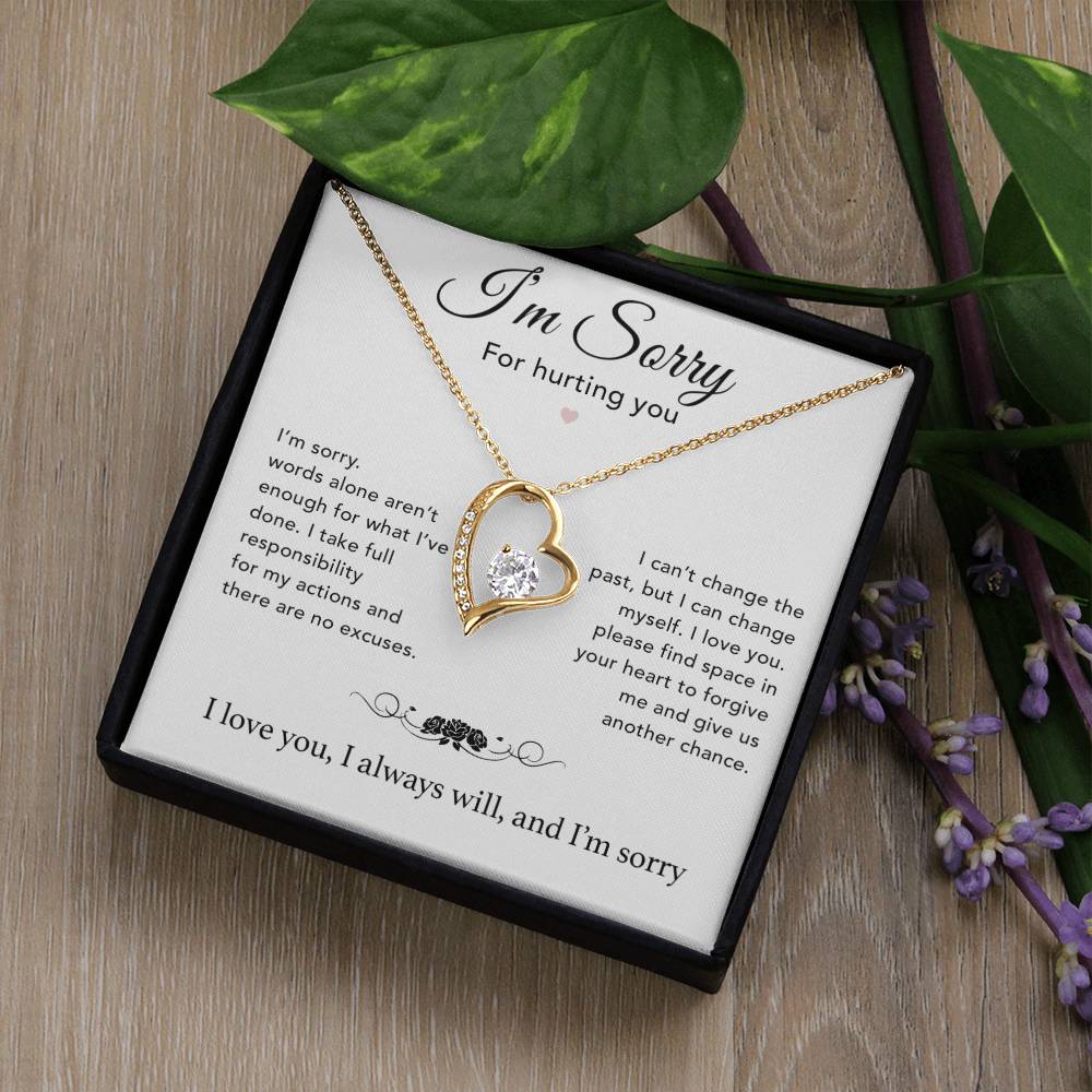 I'm Sorry Necklace Gifts, Apology Gifts For Her, Forgiveness Gift, Wife Gift 7_12