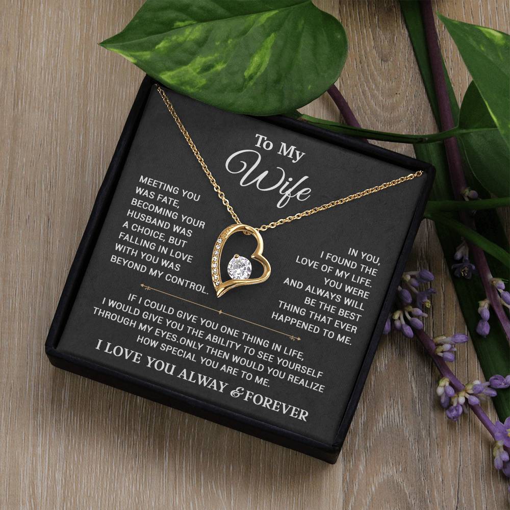 To My Wife Necklace, Gift For Wife, Anniversary Gift,Christmas Gift 7_10