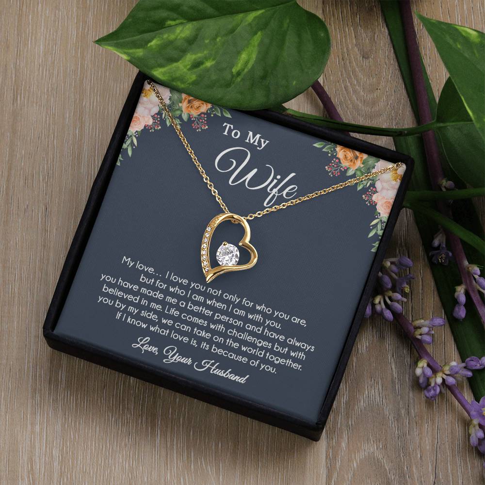 To My Wife Necklace, Wife Gift From Husband, Wife Husband Necklace, Christmas Gift 6_9