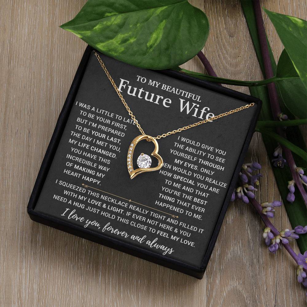 To My Beautiful Future Wife Necklace, Anniversary Birthday Christmas Gift for Her 12_11