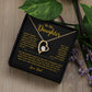 To My Daughter Necklace, Gift for Daughter from Dad, Father Daughter Necklace 2_6_Gold