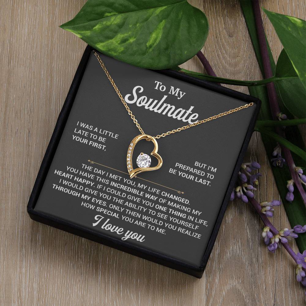 To My Soulmate Necklace, Soulmate Gift, Gift For Girlfriend, Christmas Gift 1_11