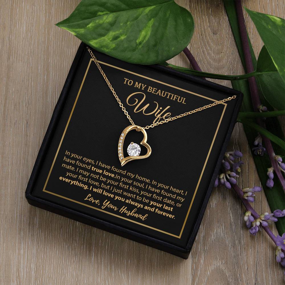 To My Wife Necklace, Christmas Gifts For Women, Anniversary Gift For Wife 18_12