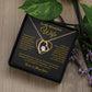 To My Wife Necklace, Gift For Wife, Anniversary Gift For Wife, Necklace For Wife 25_5_Gold