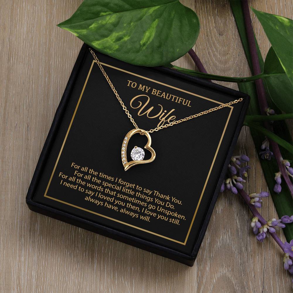 To My Wife Necklace, Christmas Gifts For Women, Anniversary Gift For Wife 20_12