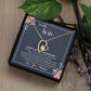 25th Anniversary Gift For Wife Necklace, 25 Year Anniversary, 25th Wedding Gift _Blue