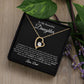 To My Daughter Necklace, Gift for Daughter from Dad, Father Daughter Necklace 21_4_Black