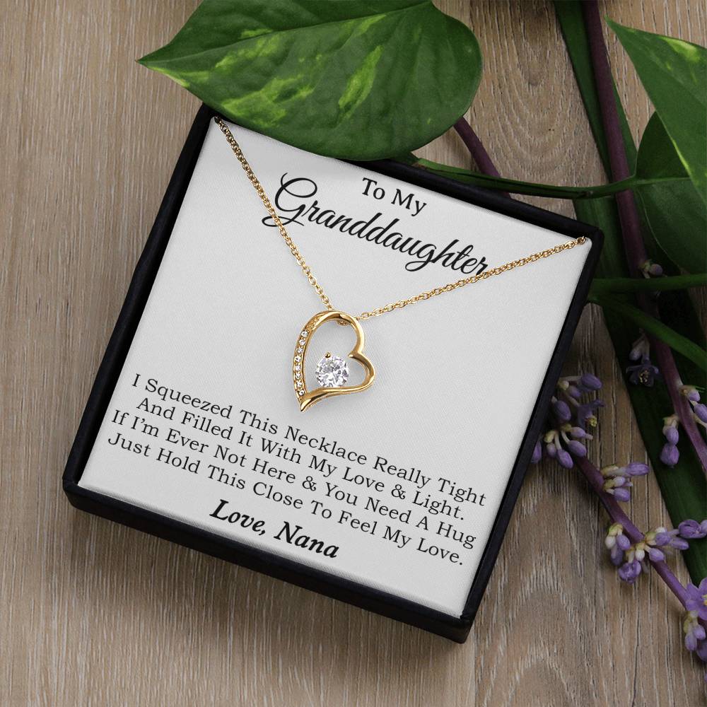 To My Granddaughter Necklace, Granddaughter Gift, Gifts for Granddaughters, Granddaughter Necklace 30_10