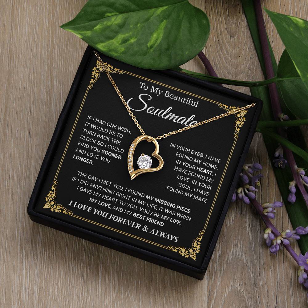 To My Soulmate Necklace, Gift for Wife, Girlfriend, Anniversary Gift 23_11