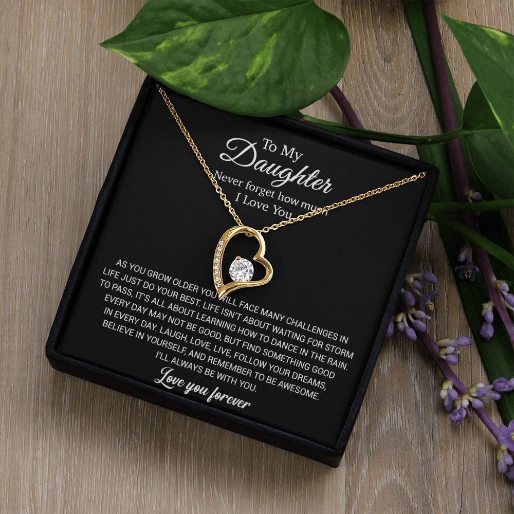 To My Daughter Necklace, Daughter Mother Necklace, Daughter Gift From Mom 9_12