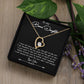 To My Bonus Daughter Necklace, Gift for Bonus Daughter, Step Daughter Birthday 5_10_Black