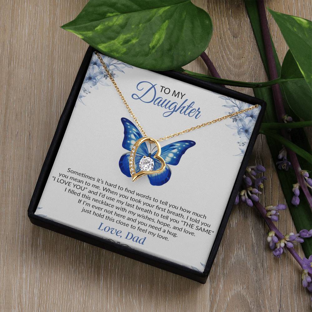 To My Daughter Necklace, Gift For Daughter From Dad, Daughter Father Necklace 1_12
