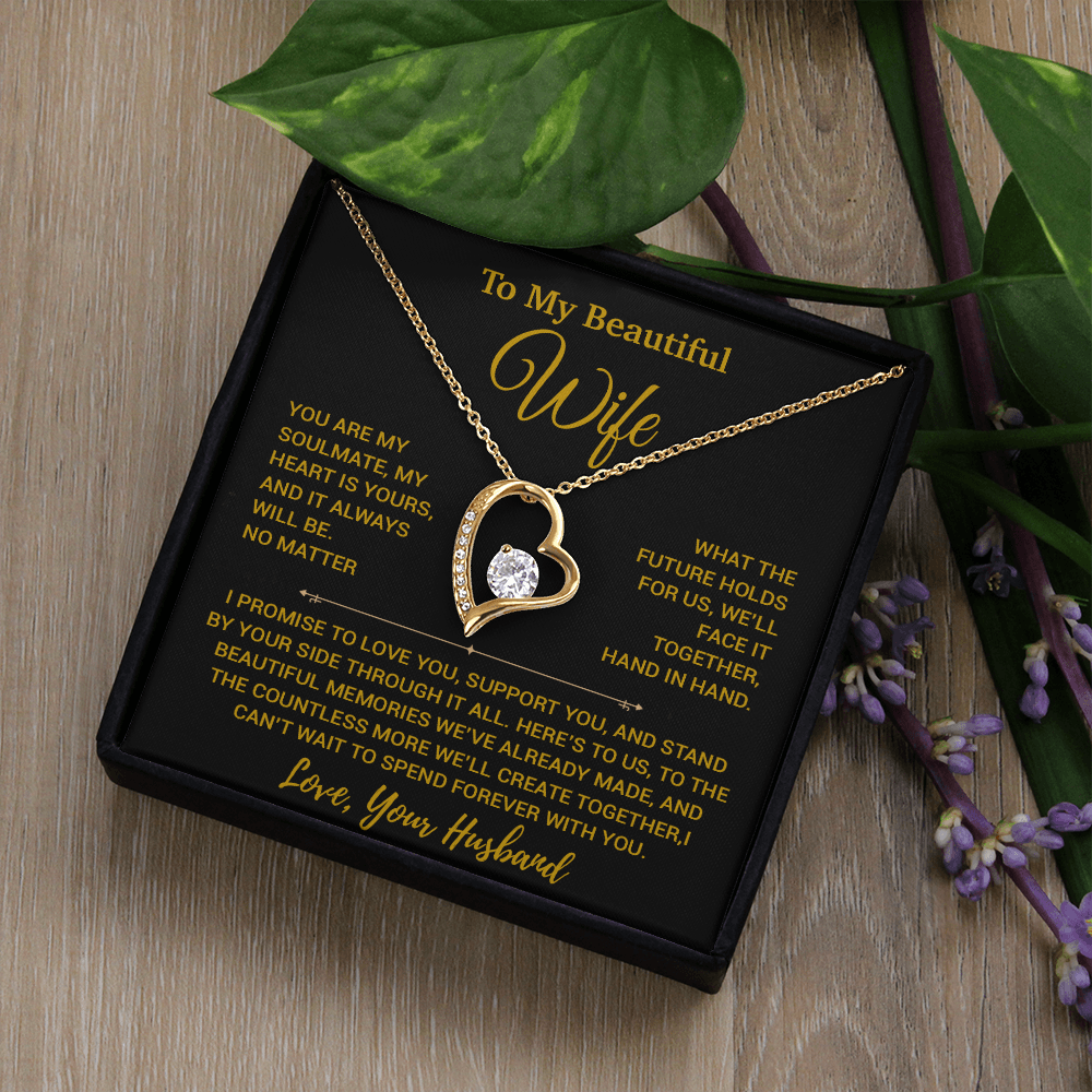 To My Wife Necklace, Vanlentines Gifts For Women, Anniversary Gift For Wife 29_12_