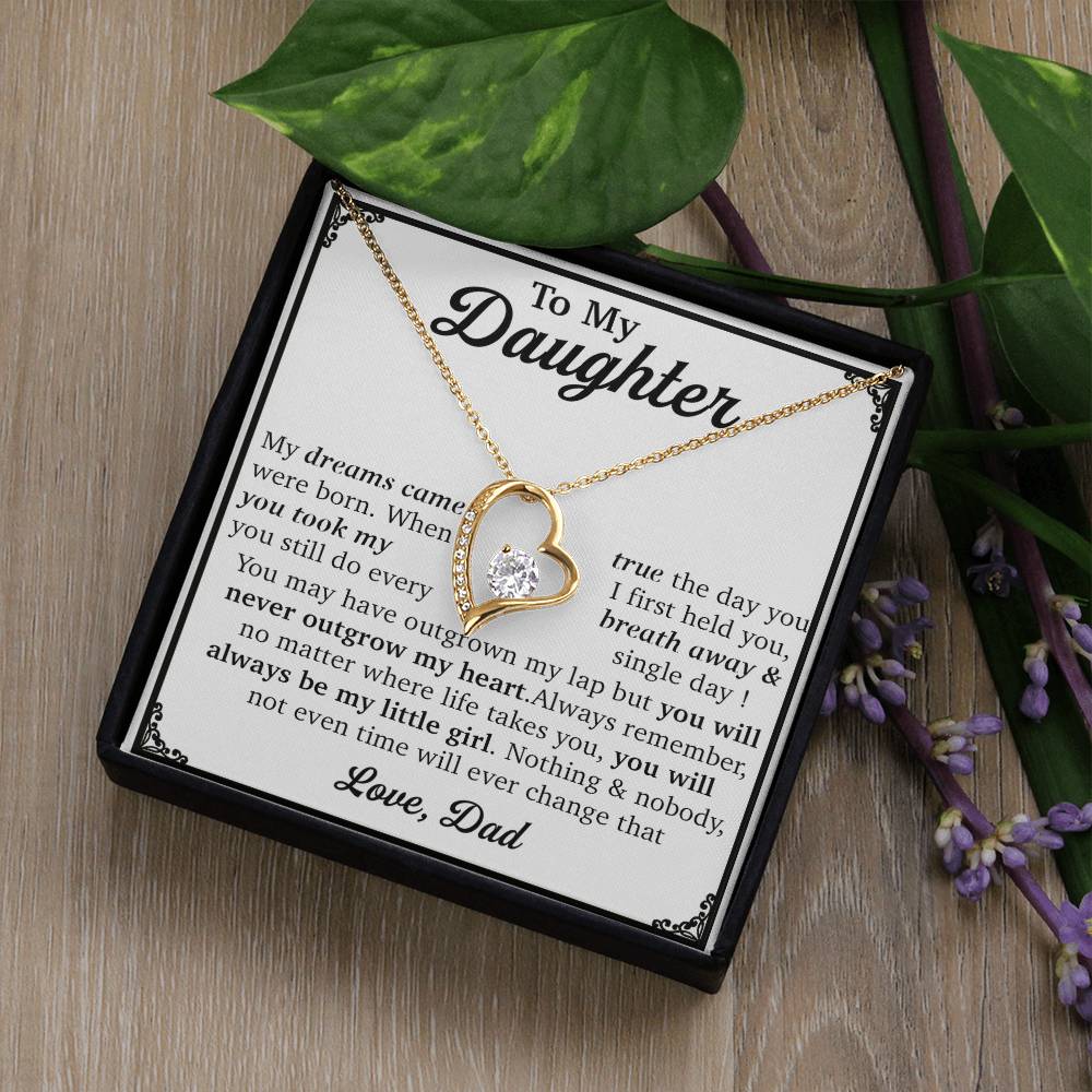 To My Daughter Necklace, Daughter Father Necklace, Daughter Gift From Dad 16_11