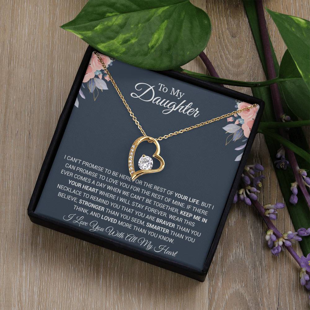 To My Daughter Necklace, Daughter Father Necklace, Daughter Gift From Dad, Mom 16_11