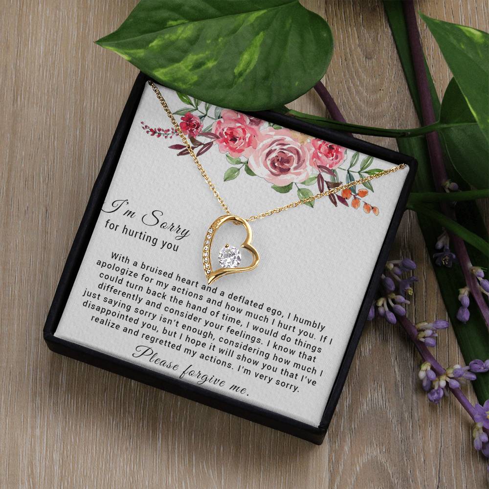 I'm Sorry Necklace Gifts, Apology Gifts For Her, Forgiveness Gift, Wife Gift 12_12