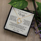 Custom To My Wife Necklace, Birthday Gift For Her, Wife Necklace, Christmas Gift