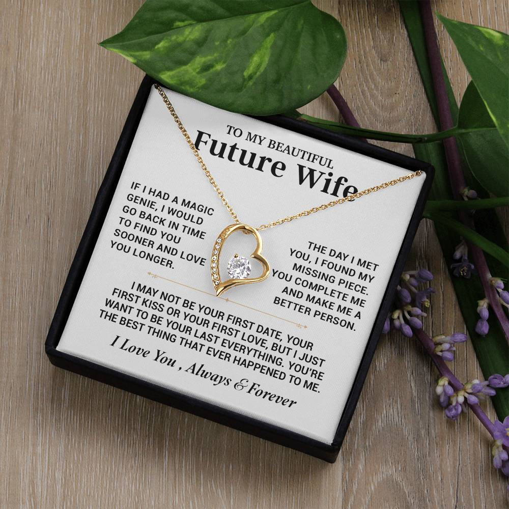 To My Beautiful Future Wife Necklace, Anniversary Birthday Christmas Gift for Her 22_7