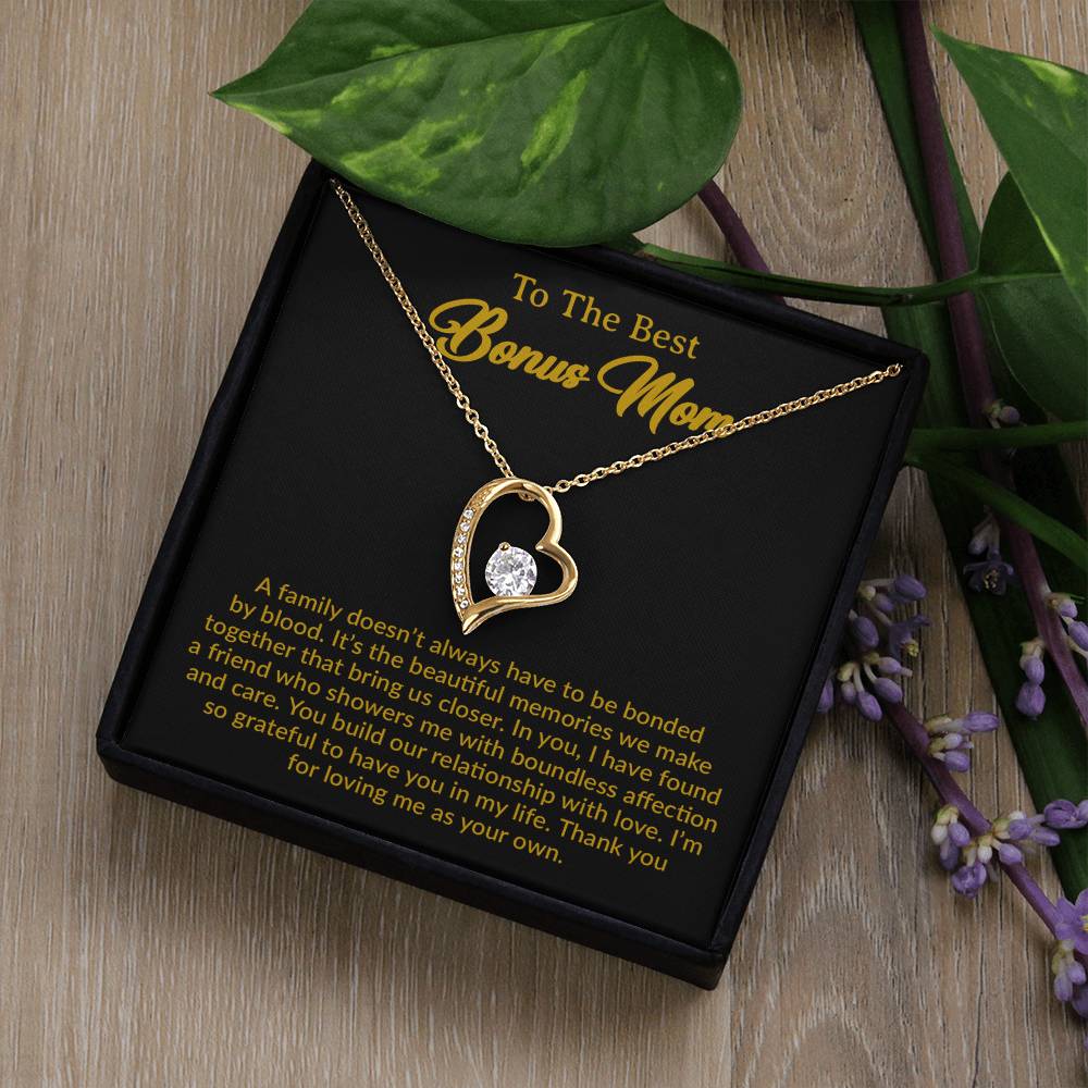 To My Bonus Mom Necklace from Daughter Son, Step Mom Gift, Mother's Day 10_12