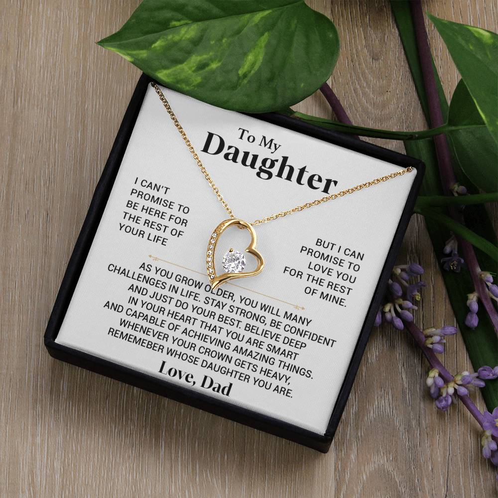 To My Daughter Necklace, Daughter Gift, Gift From Dad, Gift For Her1111