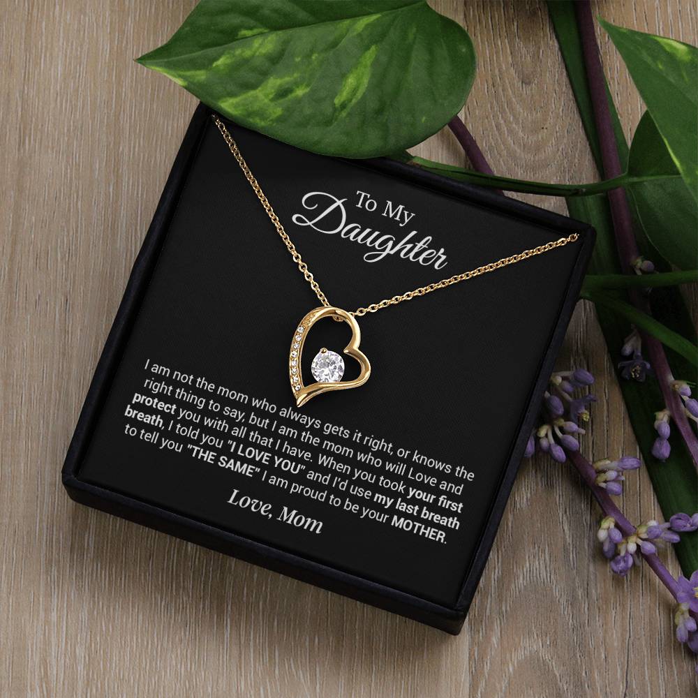 To My Daughter Necklace, Gift For Daughter From Mother, Mother's Day Gift
