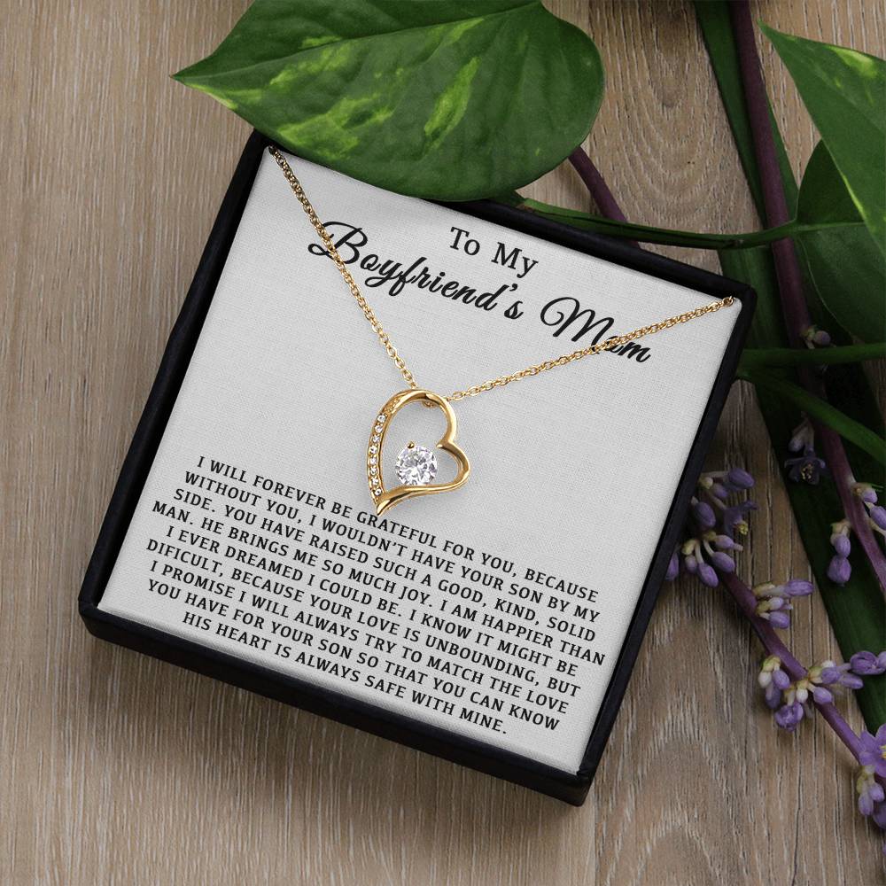 To My Boyfriend's Mom Necklace, For My Boyfriend's Mom, Birthday Gift 21_2