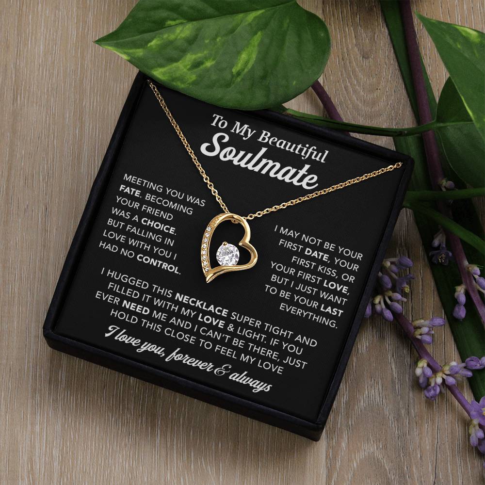 To My Soulmate Necklace, Birthday Gifts For Her, Christmas Gift For Soulmate 1_12_Black