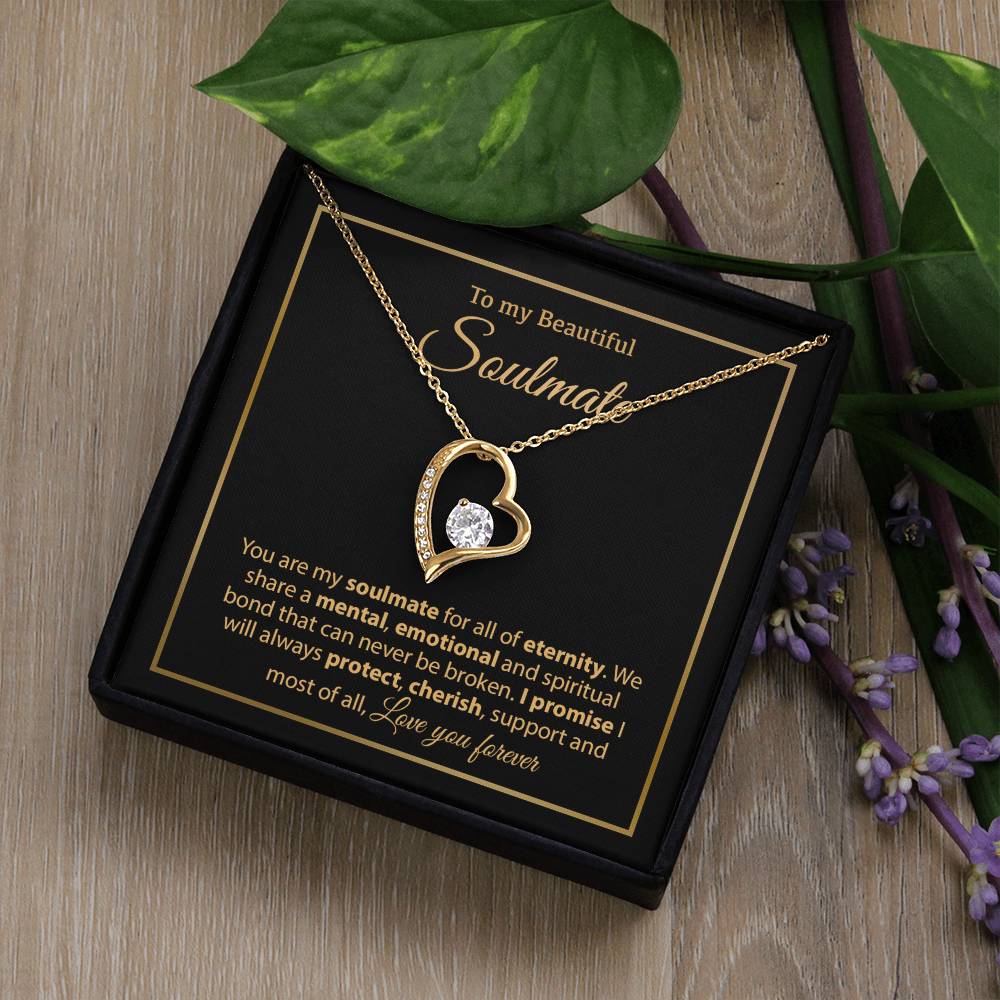 To My Soulmate Necklace,Anniversary, Valentine Gift for Wife, Girlfriend 19_12