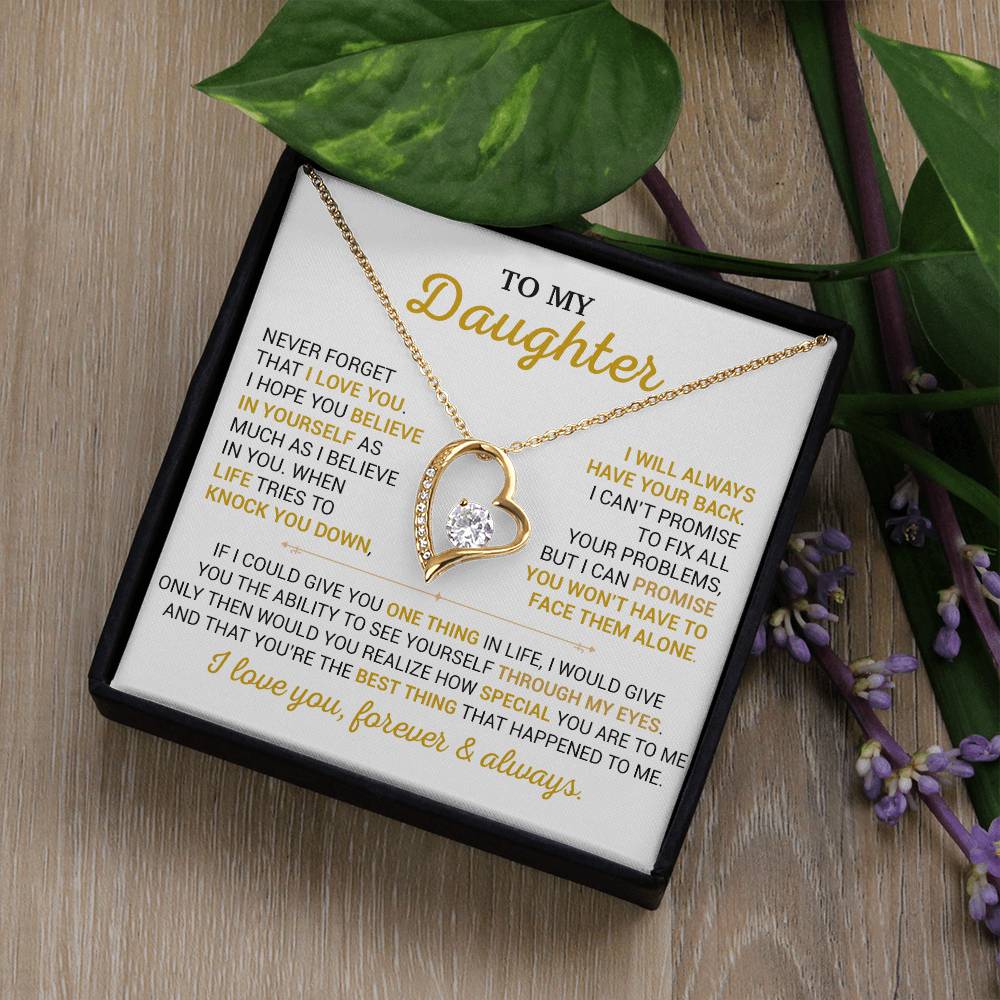 To My Daughter Necklace, Gift for Daughter from Dad,Daughter Father Necklace 10_9