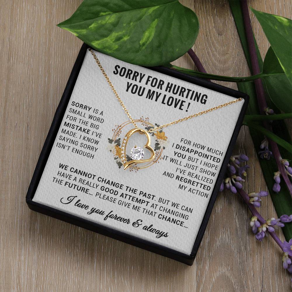 I'm Sorry Necklace Gifts, Apology Gifts For Her, Forgiveness Gift, Wife Gift 12_9