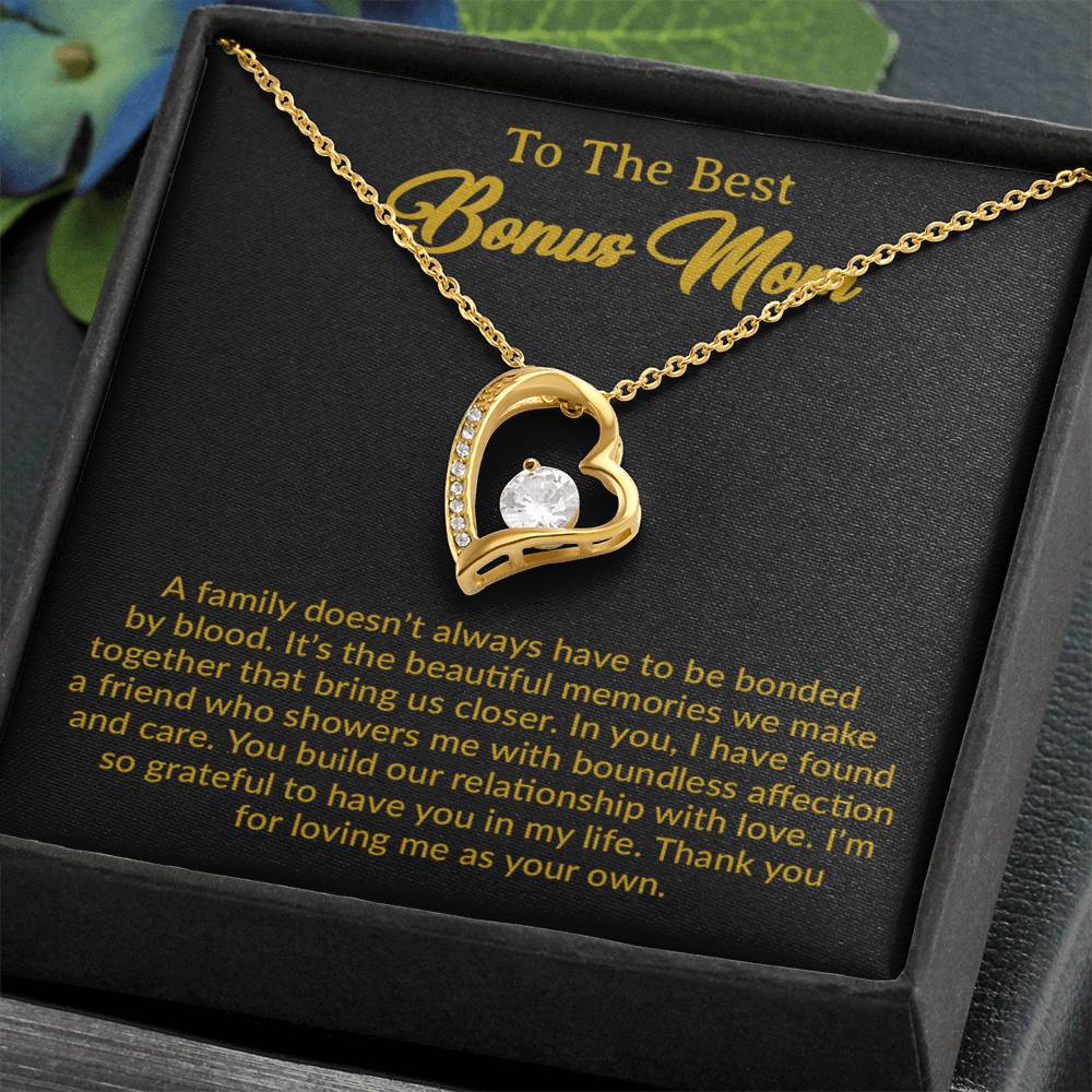 To My Bonus Mom Necklace from Daughter Son, Step Mom Gift, Mother's Day 10_12