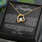 To My Daughter Gifts From Dad Hearts Necklace Father To Daughter Birthday Gift 3_3