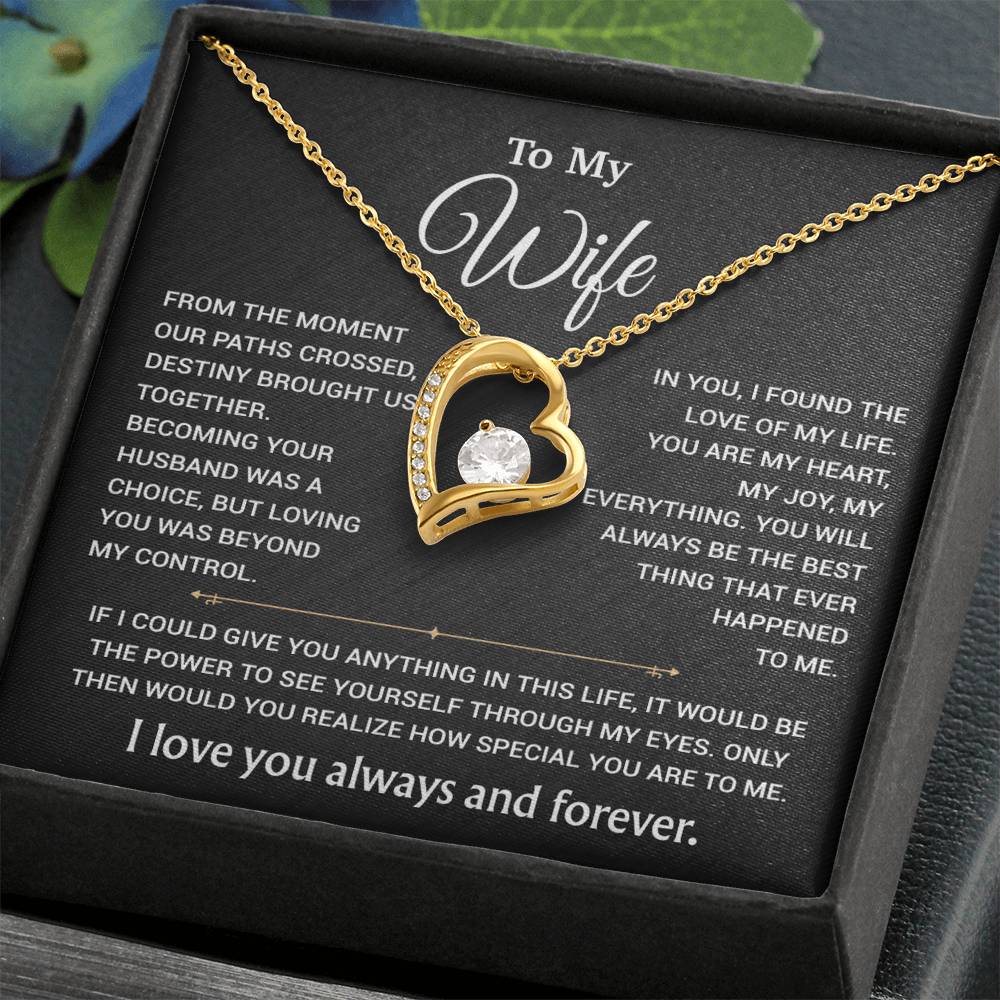To My Wife Necklace, Christmas Gifts For Women, Anniversary Gift For Wife 25_2