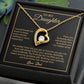 To My Daughter Necklace, Gift for Daughter from Dad, Father Daughter Necklace 4_6_Gold
