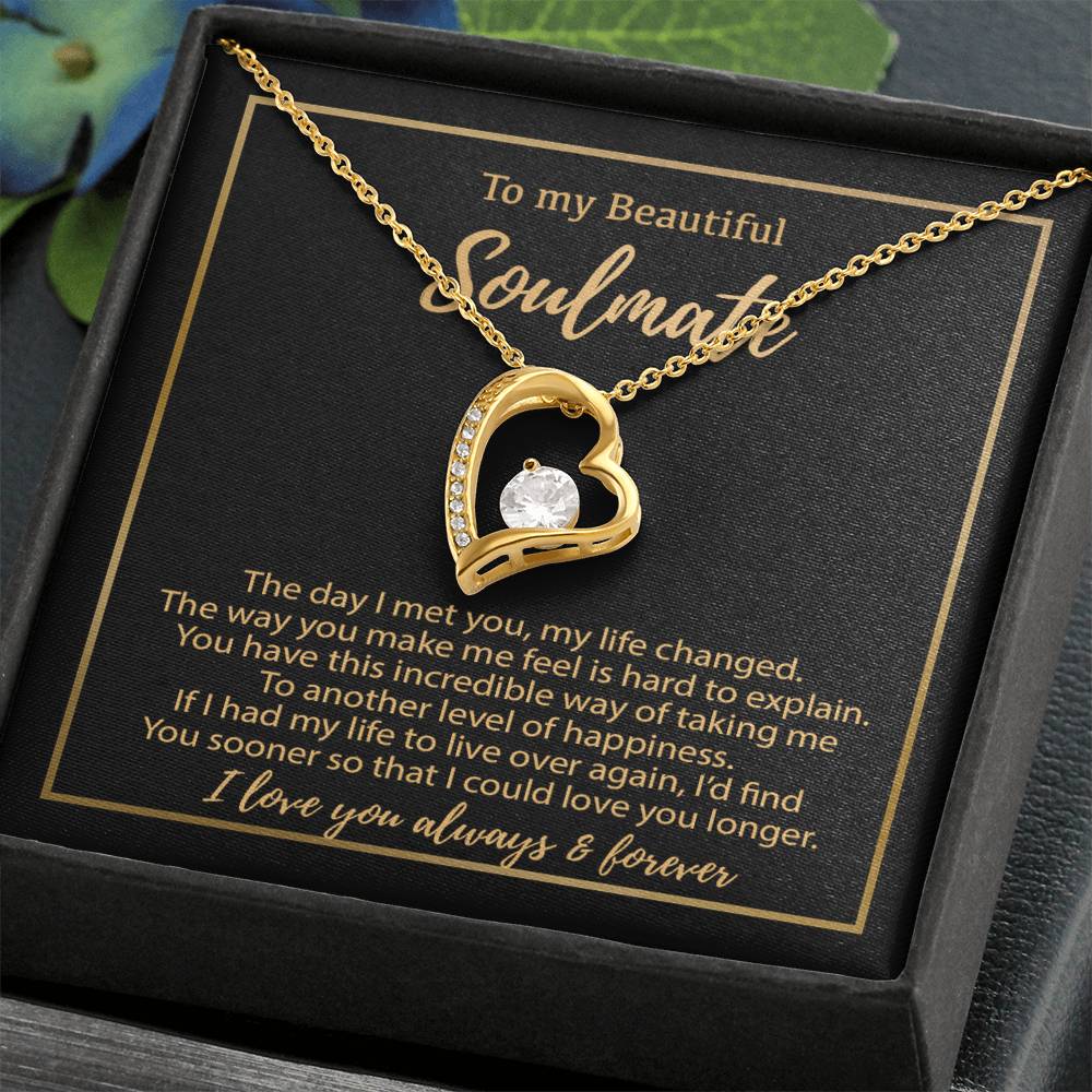 To My Soulmate Necklace,Anniversary, Valentine Gift for Wife, Girlfriend 18_12
