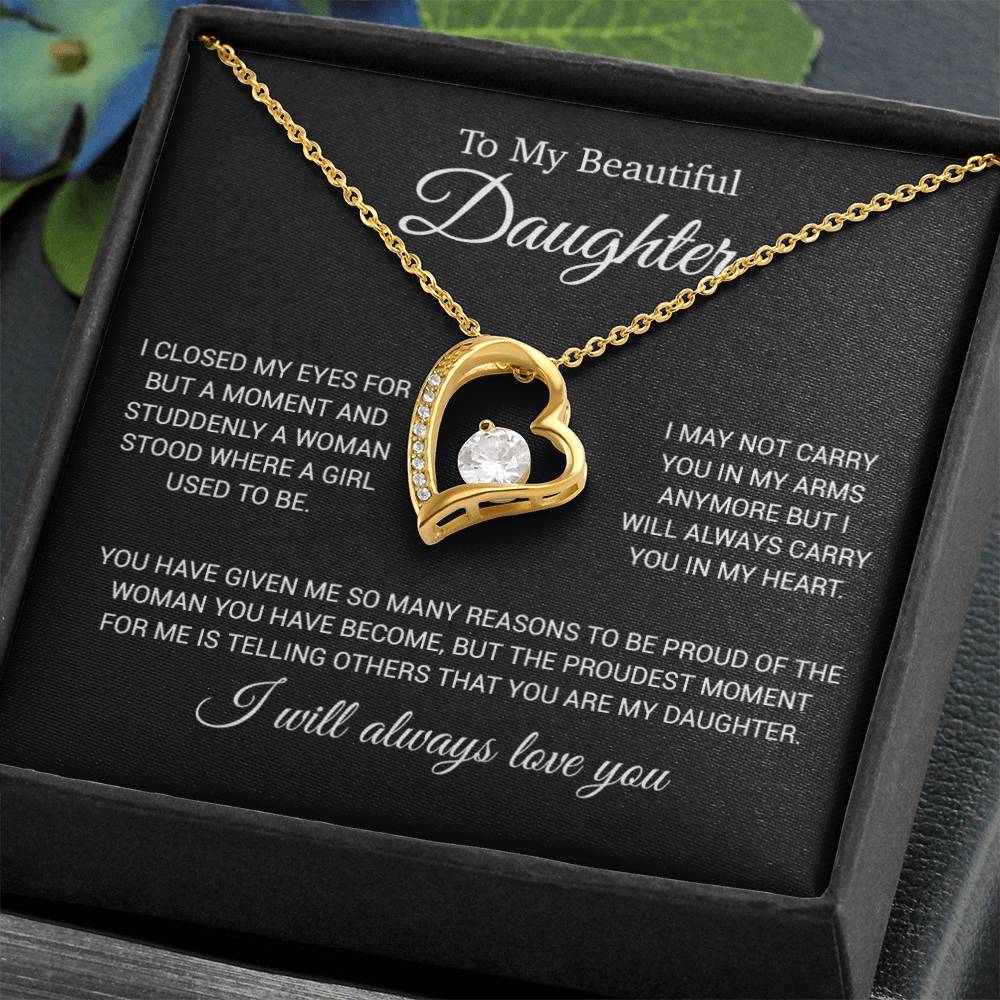 To My Daughter Necklace, Gift for Daughter from Dad, Daughter Father Necklace 24_11