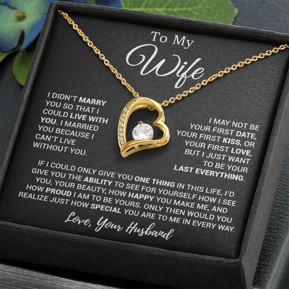 To My Wife Necklace, Gift For Wife, Anniversary Gift For Wife, Necklace For Wife 27_3