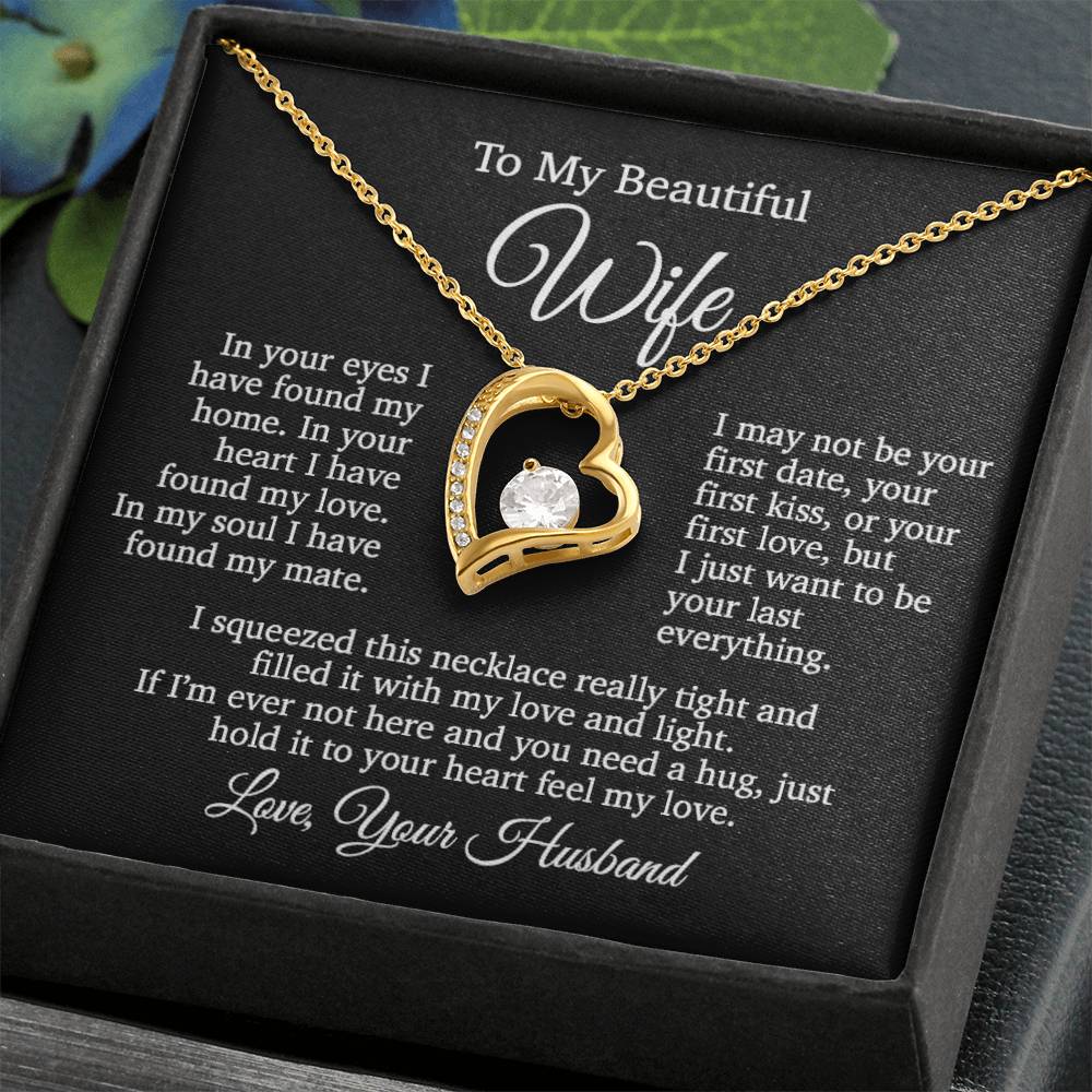 To My Wife Necklace, Gift From Husband, Anniversary Gifts Wife, Valentines Gift