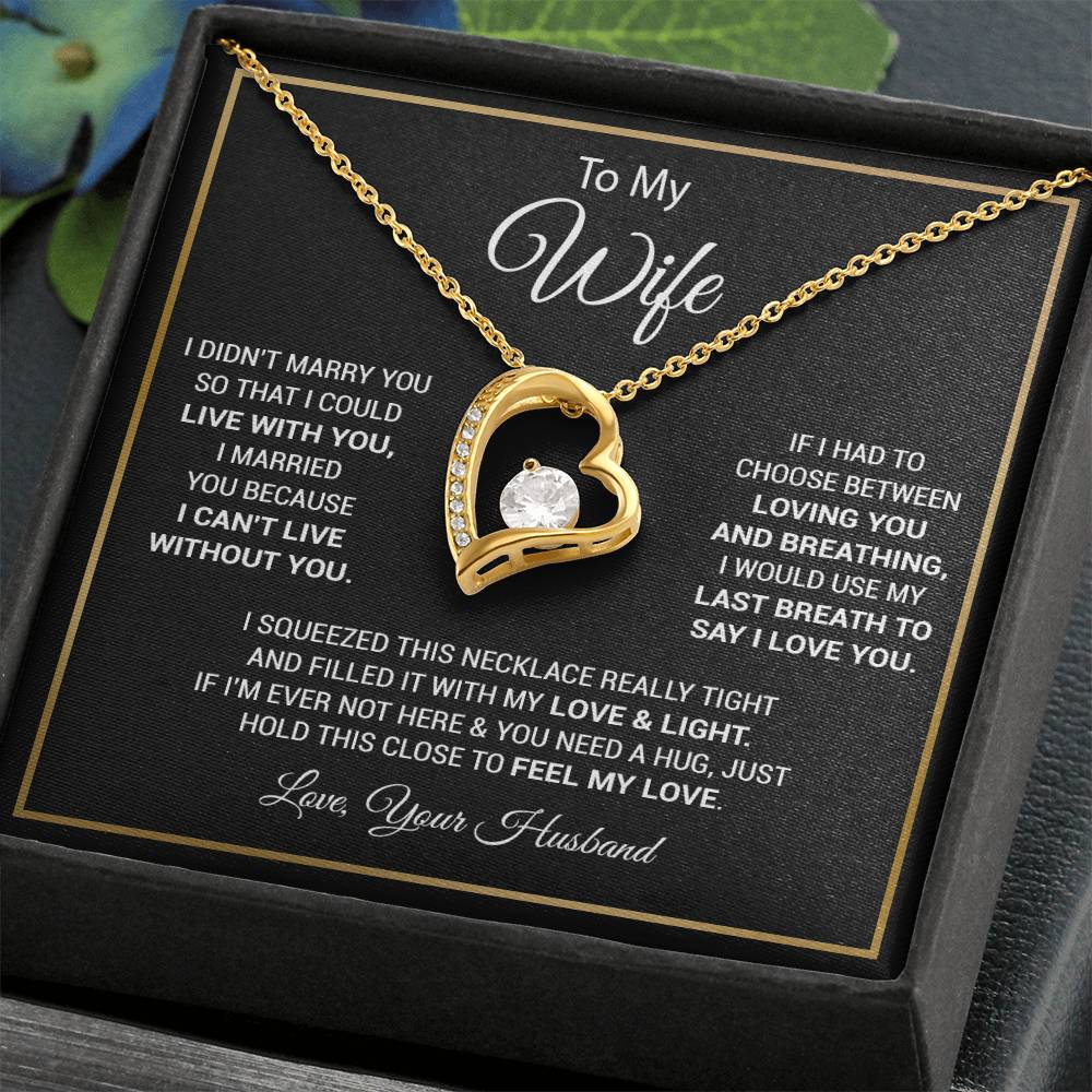 To My Wife Necklace, Anniversary Gift For Wife, Wife Birthday Gift, Gift For Wife, Romantic Gift 17_1
