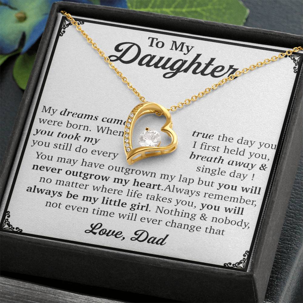 To My Daughter Necklace, Daughter Father Necklace, Daughter Gift From Dad 16_11